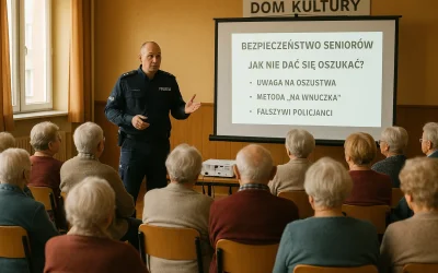 Spotkanie policji z seniorami o bezpieczeństwie