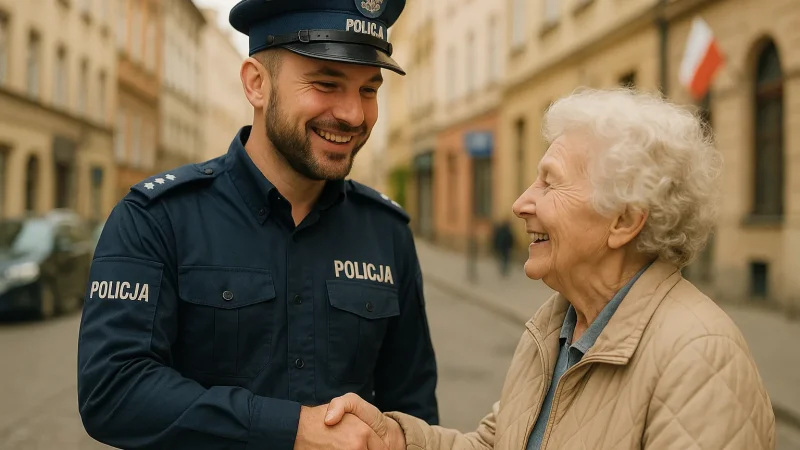 Policjant pomagający mieszkańcom - konkurs