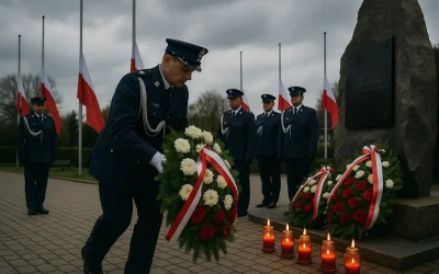 Uroczysta ceremonia ku pamięci poległych policjantów