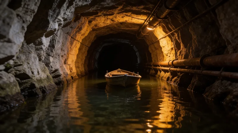 Sztolnia Czarnego Pstrąga w Tarnowskich Górach - podziemny rejs łodzią po zabytkowym kanale