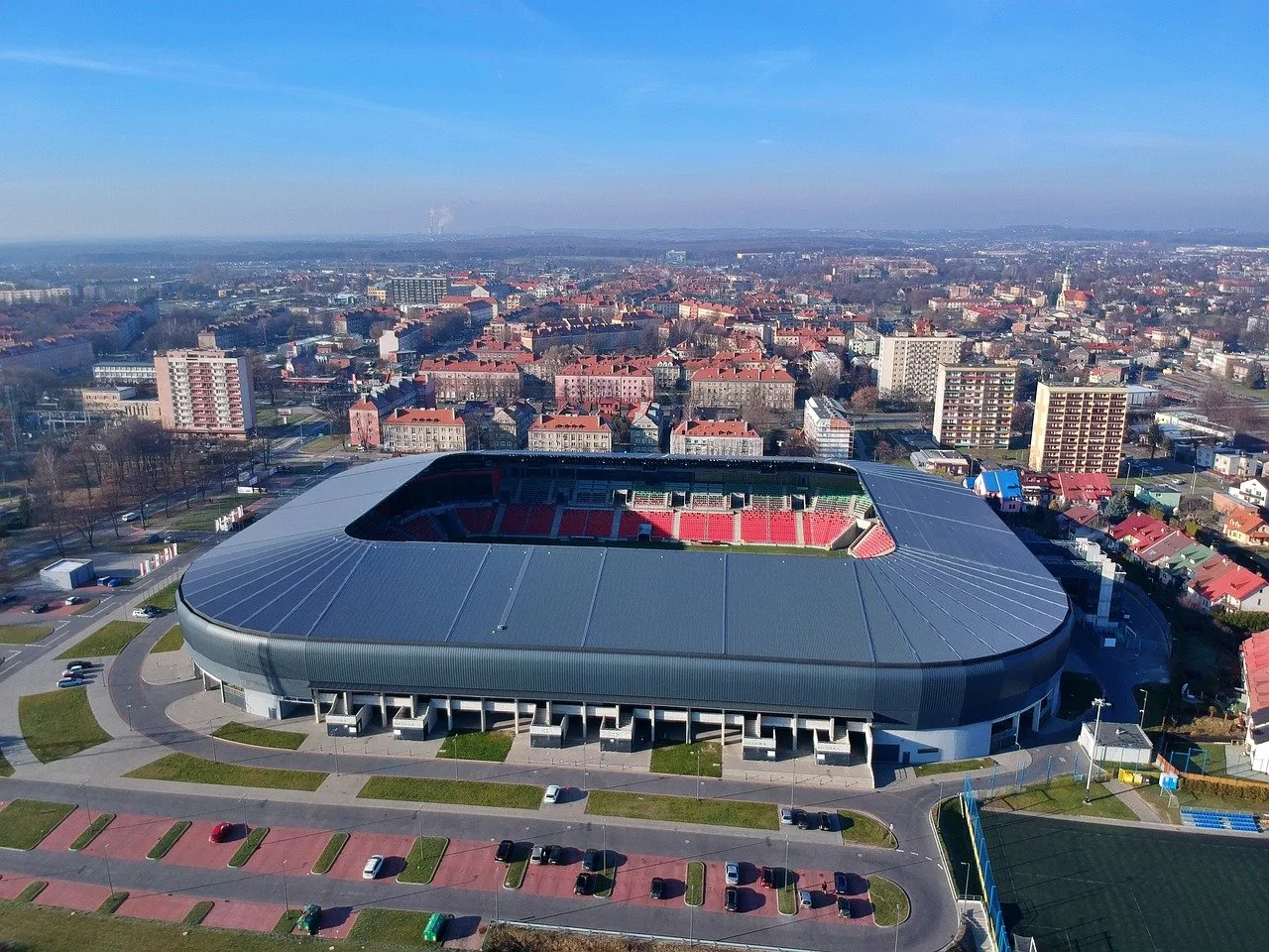 Stadion Górnika Zabrze 31871 miejsc piłka nożna Śląsk