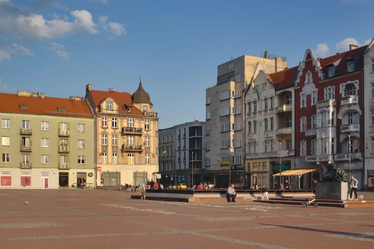 Bytom Rynek średniowieczny układ