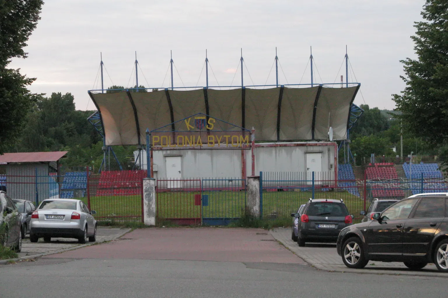 kibice Polonii Bytom stadion doping