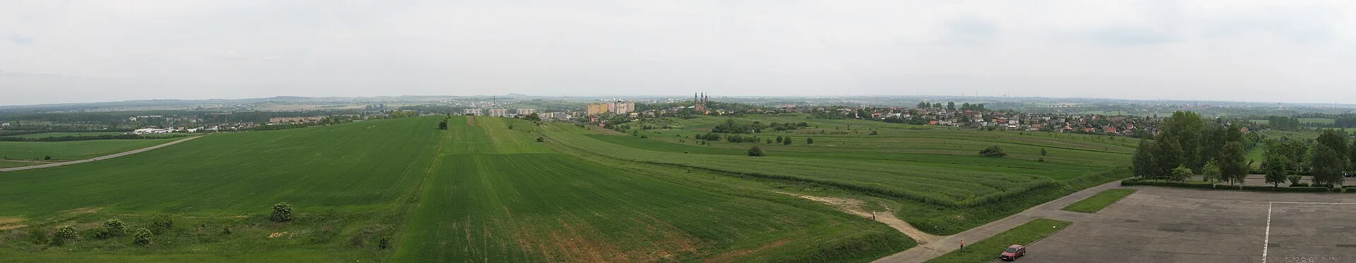 Piekary Śląskie — centrum miasta i okolice sanktuarium