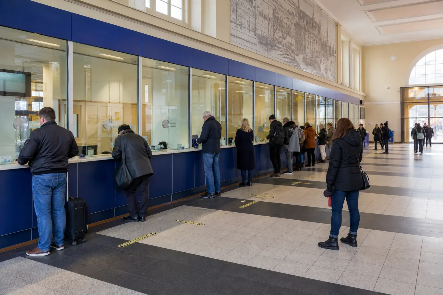 Kasy biletowe na Dworcu Katowice Główny