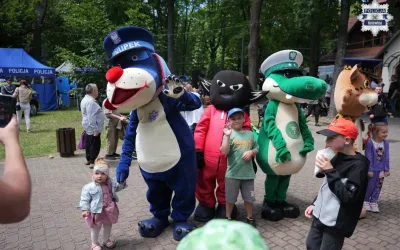 Piknik Policyjny w Katowicach: rodzinna zabawa na Giszowcu