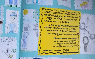 Policja uczy dzieci bezpieczeństwa podczas wakacji