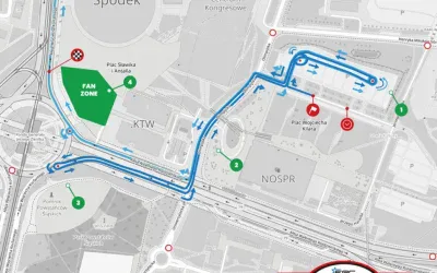 Rajd Polski w Katowicach: zamknięte ulice 24 lipca
