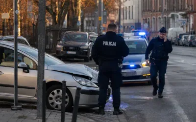 Gliwice: Wypadek rowerzystki z telefonem. Ku przestrodze!