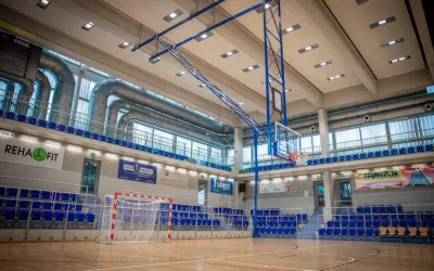 Hala Sportowa w Tychach z nowym oświetleniem LED