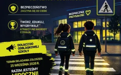 Odblaskowa Szkoła 2026: Rusza konkurs dla szkół z Gliwic
