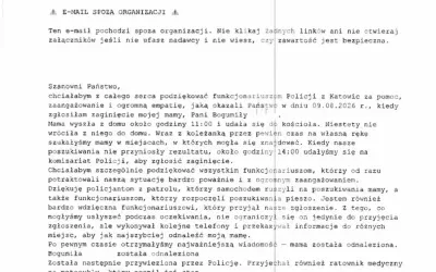 Policjanci odnaleźli zaginioną seniorkę. Wzruszające słowa