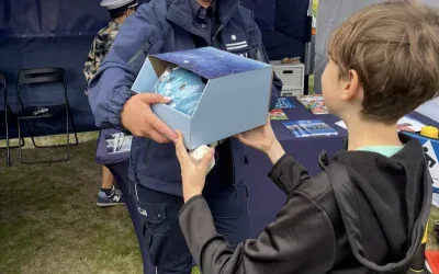 Gliwice: Kaski dla dzieci na drodze do szkoły