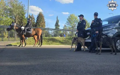 Mecz GKS-Cracovia: wielka mobilizacja policji w Katowicach