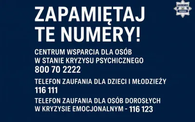 Policja uratowała kobietę w kryzysie emocjonalnym
