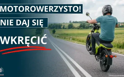 Motorowery na Śląsku: Apel policji do kierowców 40+